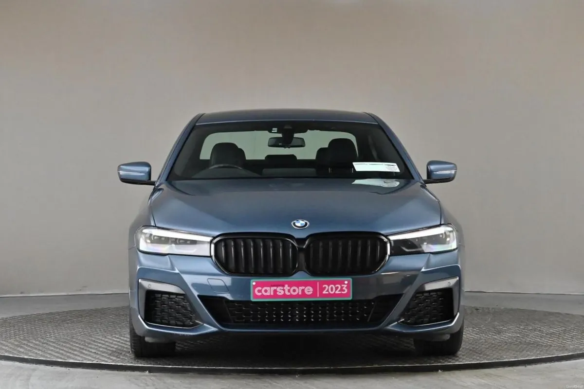 BMW 5-Series 520D M SPORT PRO**BLACK LEATHER**FULL - Image 2