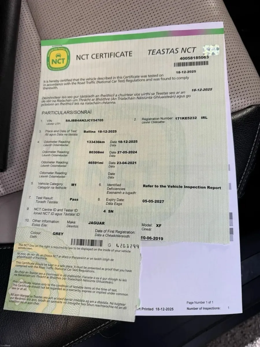 2017 Jaguar XF R-Sport Auto|Fresh NCT | Chain Done - Image 4