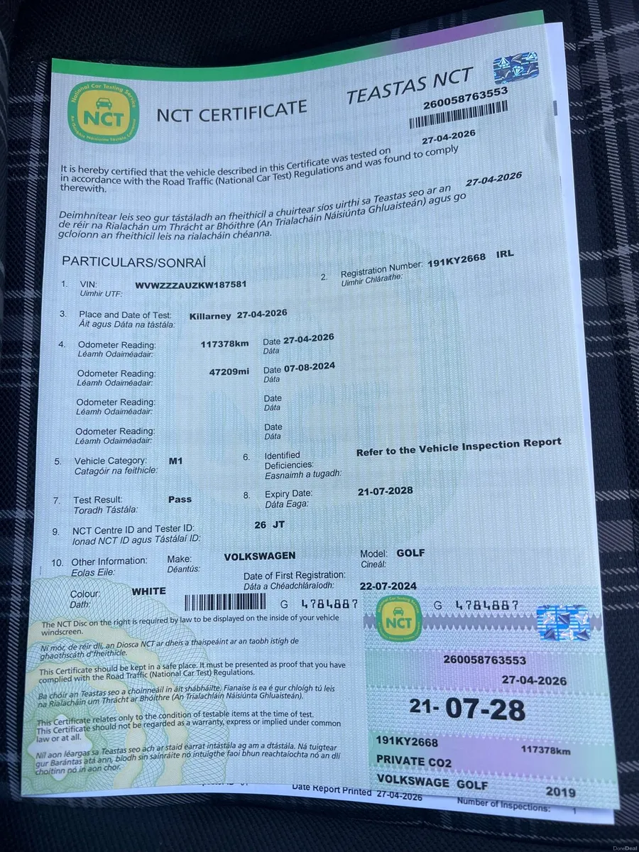 Vw golf Gtd 7.5 *New NCT* - Image 6