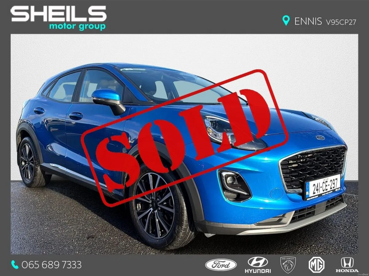 Ford Puma *SOLD* 1.0 Petrol Hybrid Titanium 125BHP - Image 1