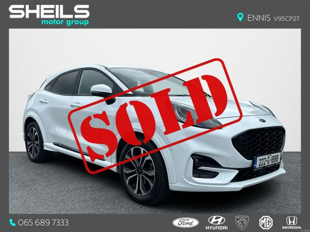 Ford Puma *SOLD* ST-Line 1.0 *Reversing Camera* - Image 1
