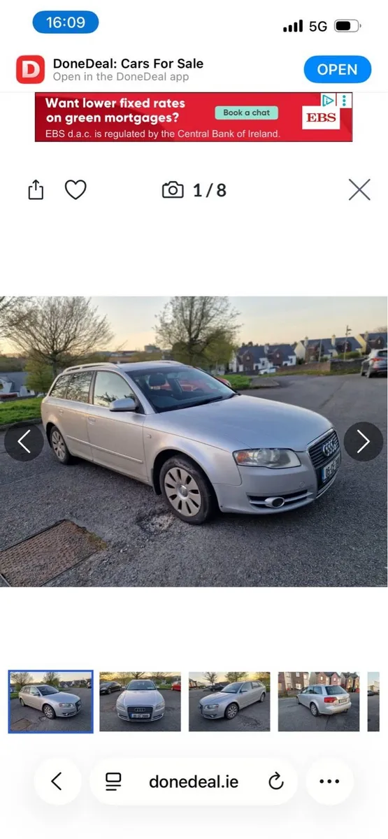 05 AUDI A4 1.9TDI ESTATE NCT:9/26 TAX:4/26 - Image 1