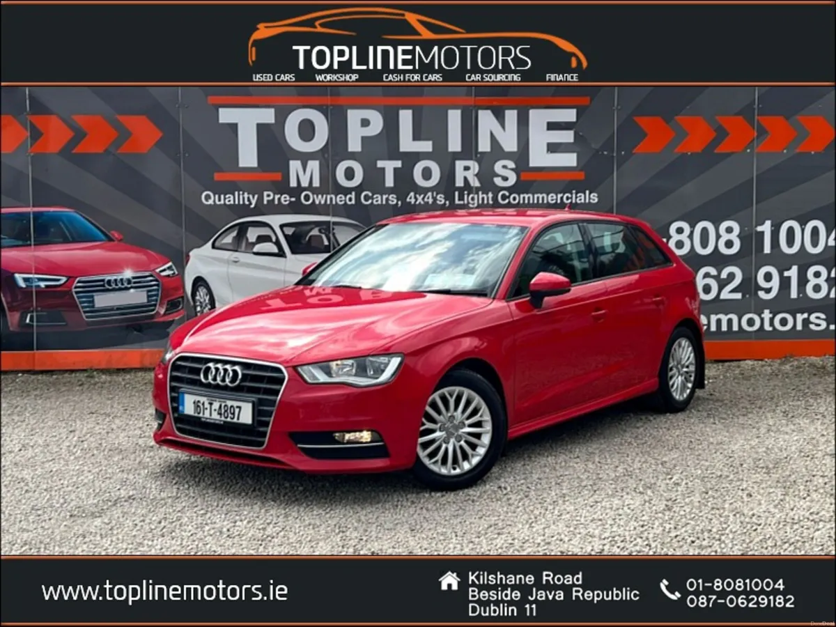 ==STUNNING AUDI A3//1.6 TDI//NEW NCT== - Image 1