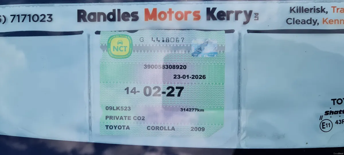 Toyota Corolla 2009 - Image 1