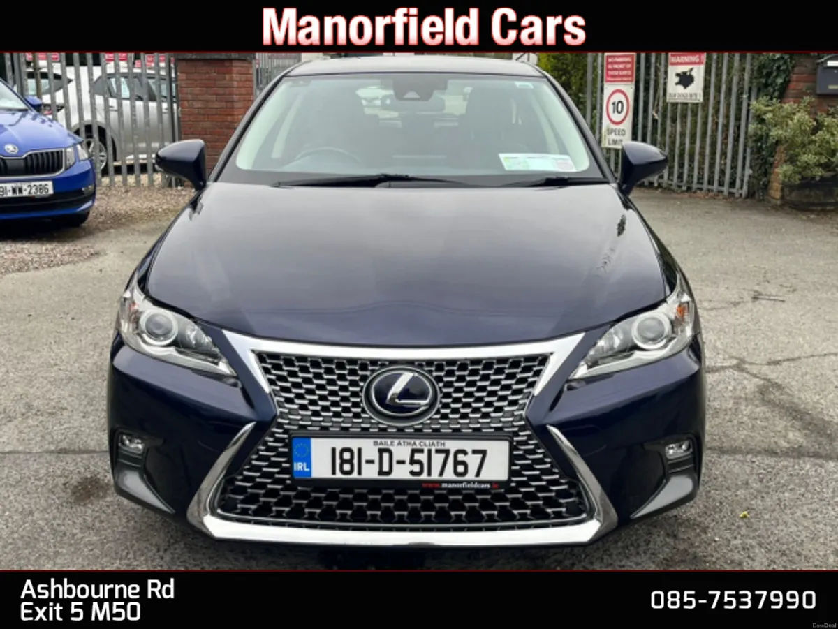 2018 Lexus CT200H SE Plus 1.8 Petrol Hybrid Auto - Image 3