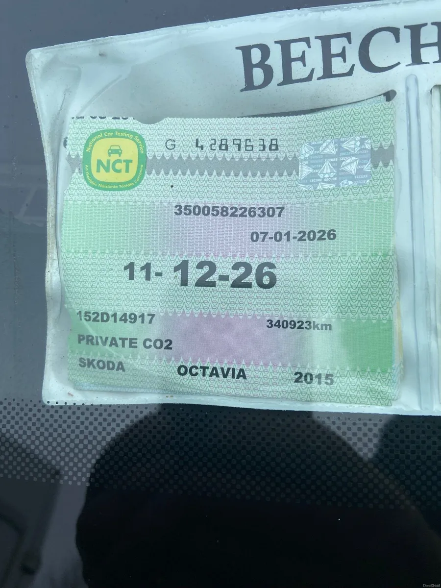 Skoda Octavia 1,6TDI  90HP NCT 12/26 - Image 2
