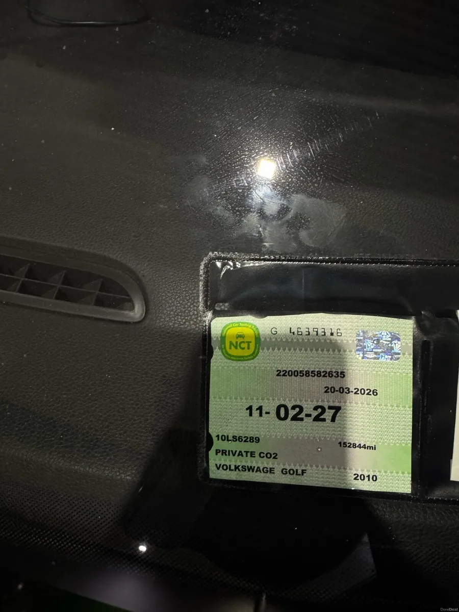 2010 GOLF TDI( NEW NCT) - Image 3