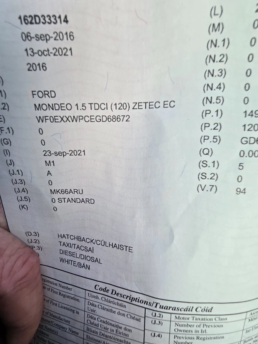 Ford Mondeo 2016 nct&taxed diesel ⛽️ €2990 - Image 4