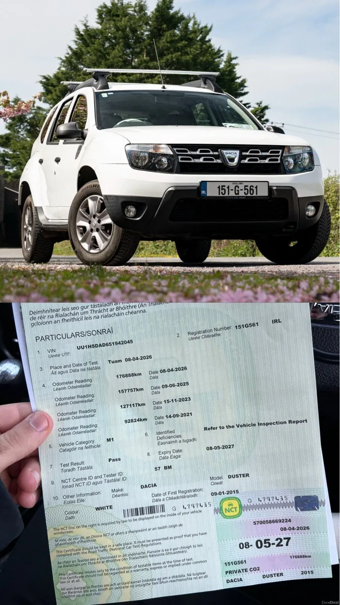 Dacia Duster 1.5Diesel NCT RECENTLY - Image 1