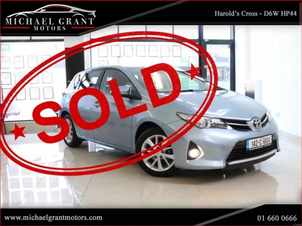 Toyota Auris 1.33 PETROL Dual VVT-i 5DR ICON ONLY - Image 1