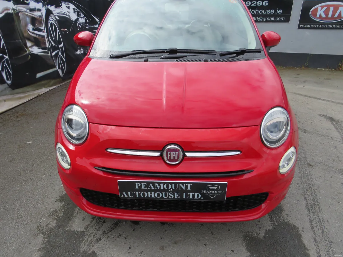 2017 FIAT 500 1.2 PETROL AUTOMATIC IN RED - Image 3