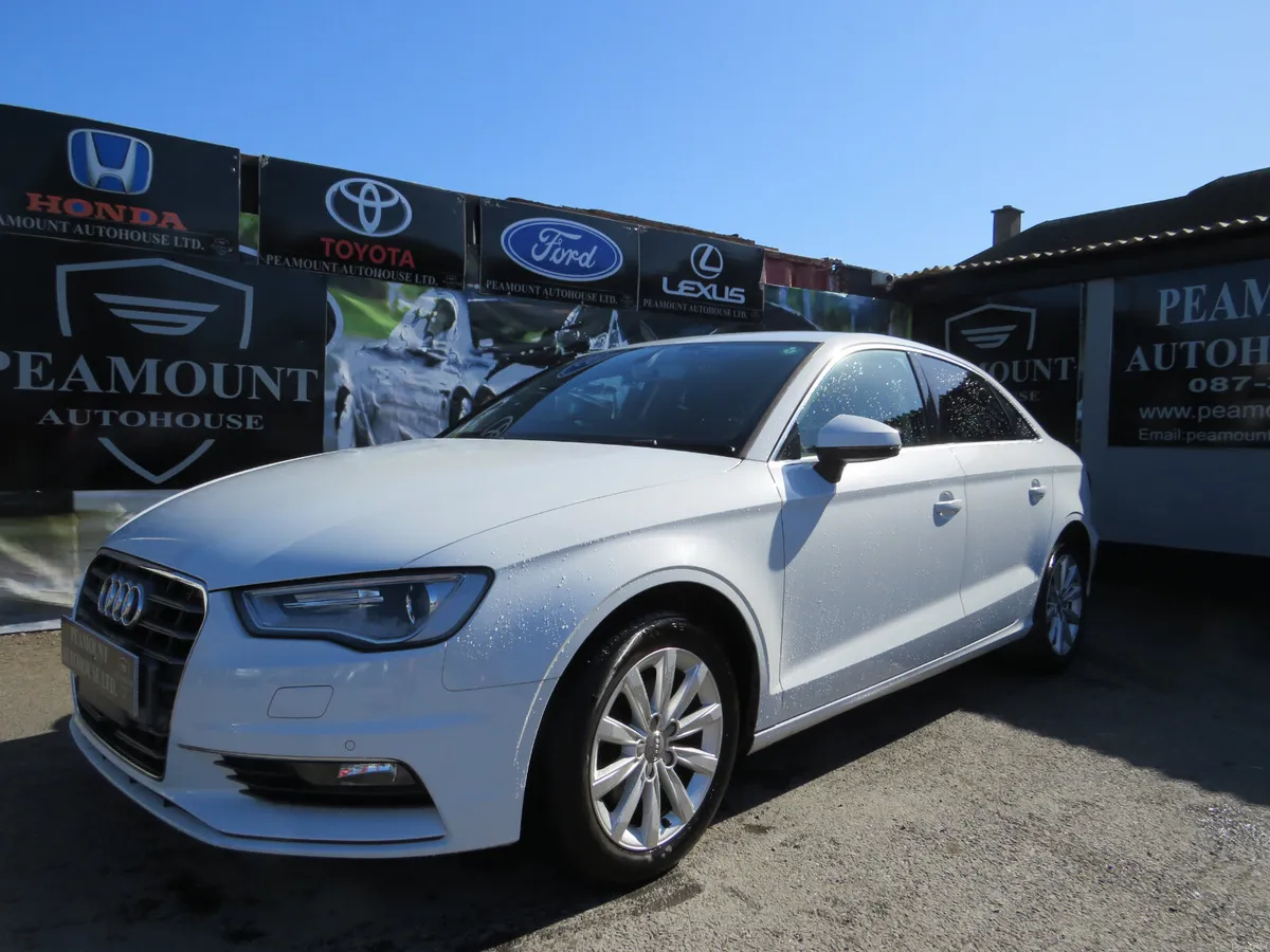 16 AUDI A3 4DR SALOON AUTOMATIC SPORTS IN WHITE - Image 1
