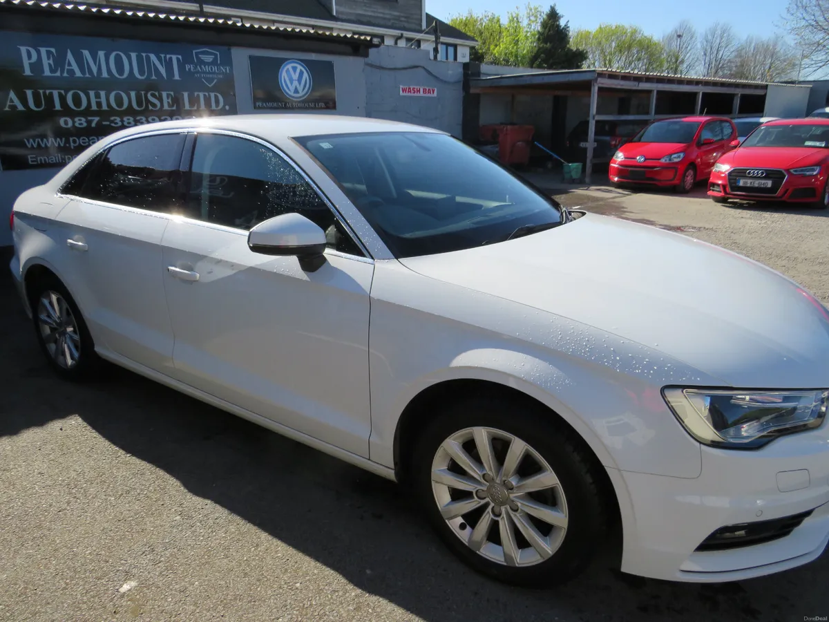 16 AUDI A3 4DR SALOON AUTOMATIC SPORTS IN WHITE - Image 4