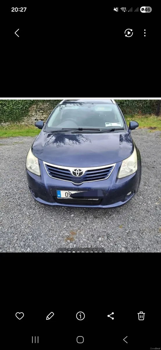 2009 avenis estate runs and drives