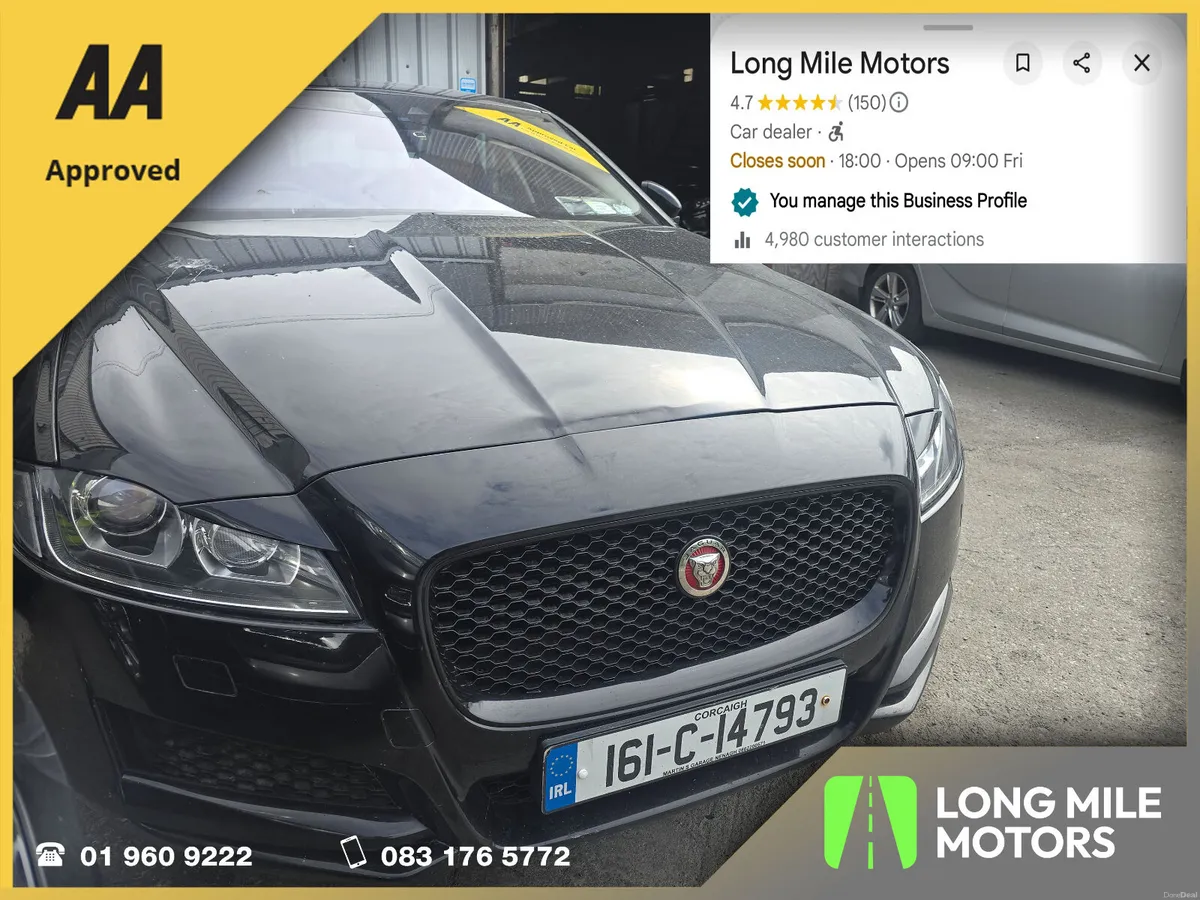 2016 Jaguar XF full engine rebuild 1 Year Warranty - Image 1