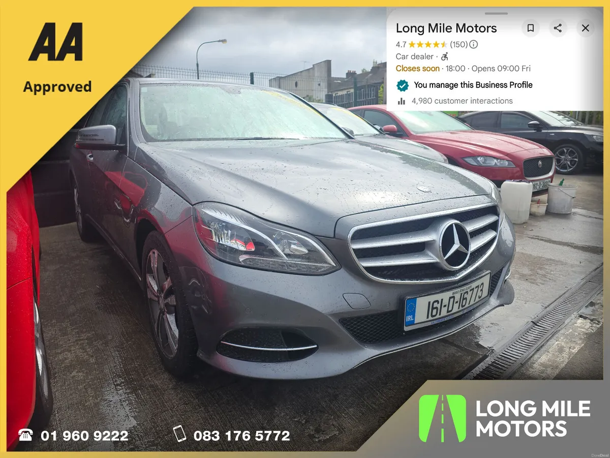 2016 Mercedes E-Class 1 Year Warranty AA Approved - Image 1