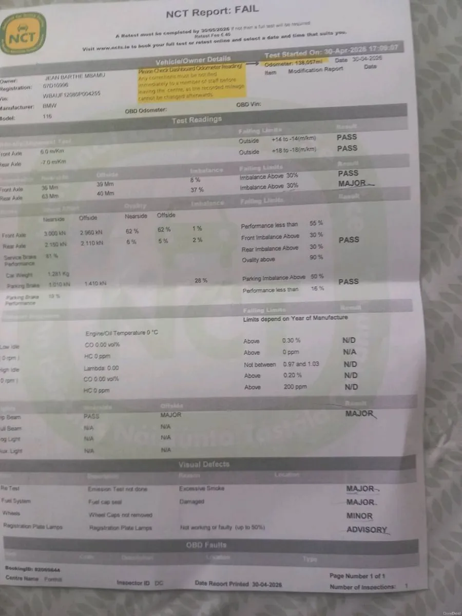 07 BMW 116 1.6 Petrol Manual - Image 3