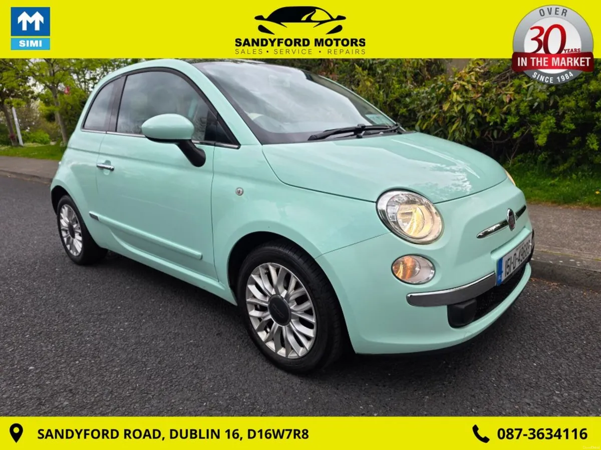 Fiat 500 1.2 Lounge 69BHP 3DR - Image 1