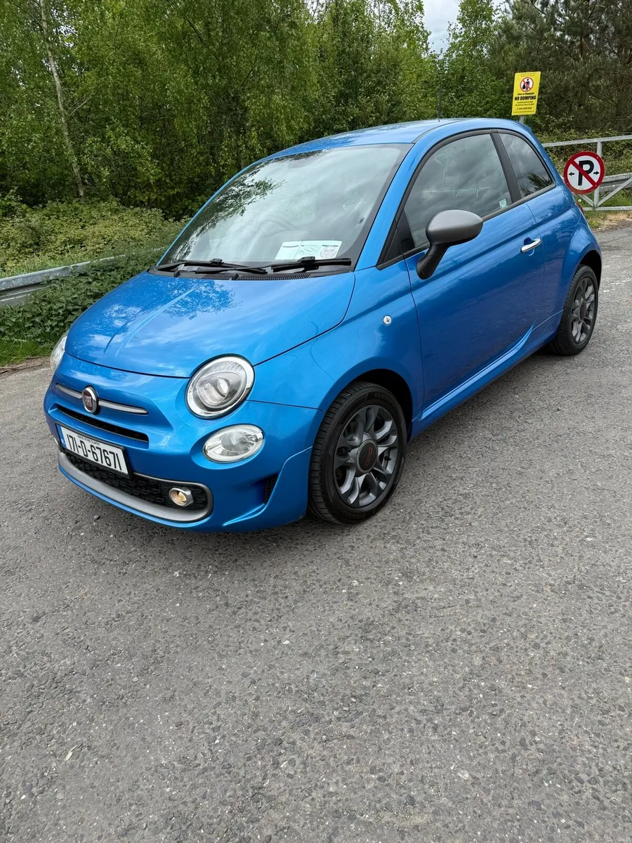 Fiat500s 1.2 69bhp Miami blue - Image 1