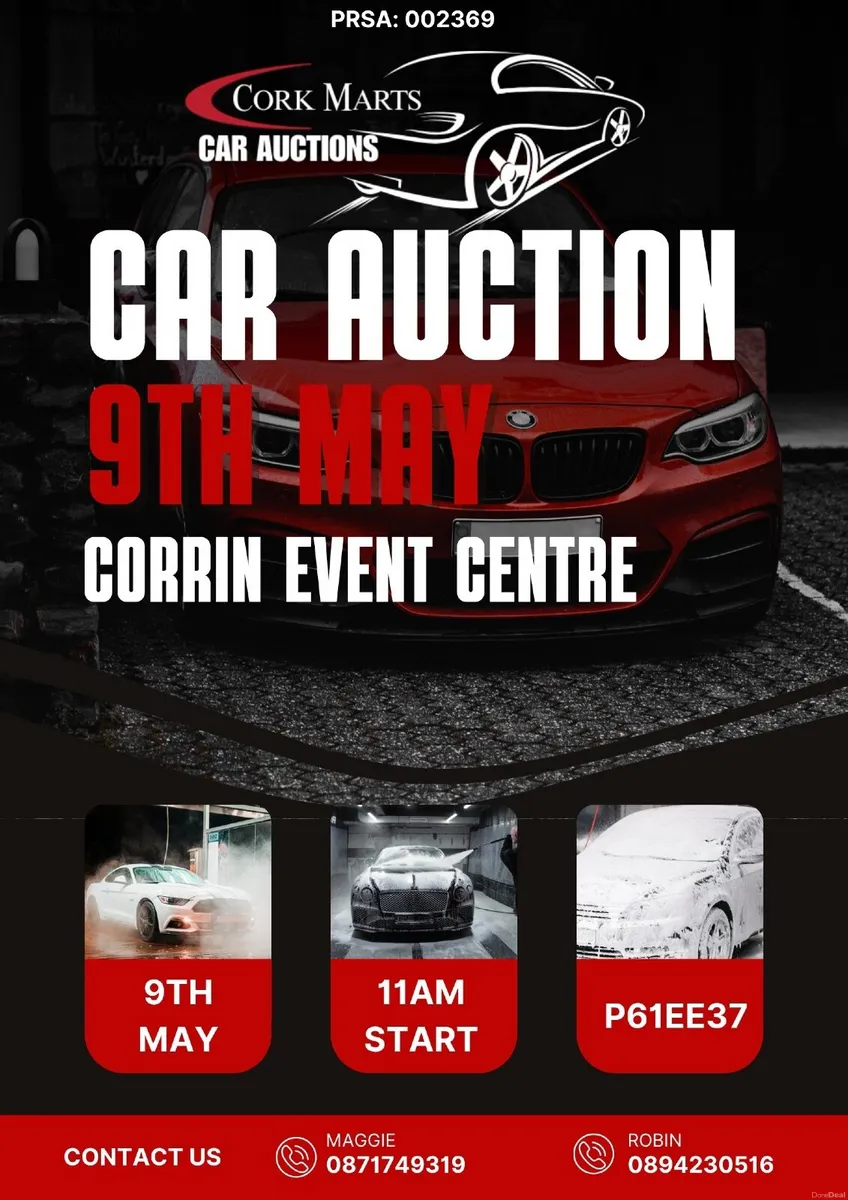Cork Marts Car Auction - Image 1