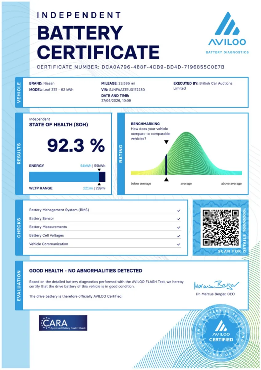 NISSAN LEAF 59KWH E+ TEKNA **92.3% BATTERY HEALTH* - Image 2