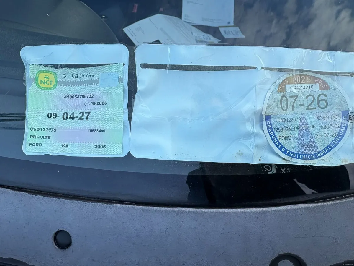 Ford KA 2005 NCT 1 year Low Mileage - Image 3