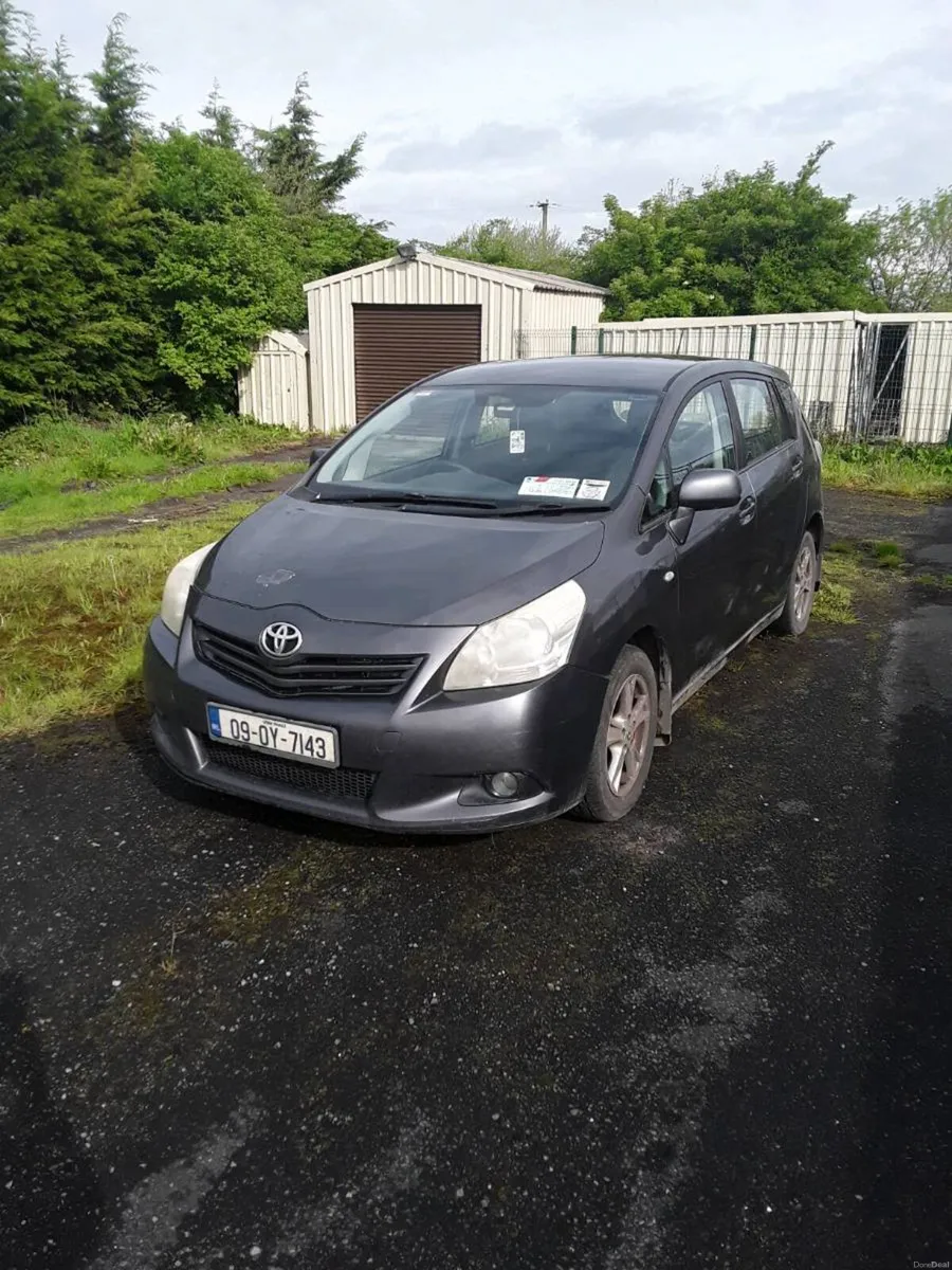 Toyota verso 7 seater diesel  towbar - Image 1