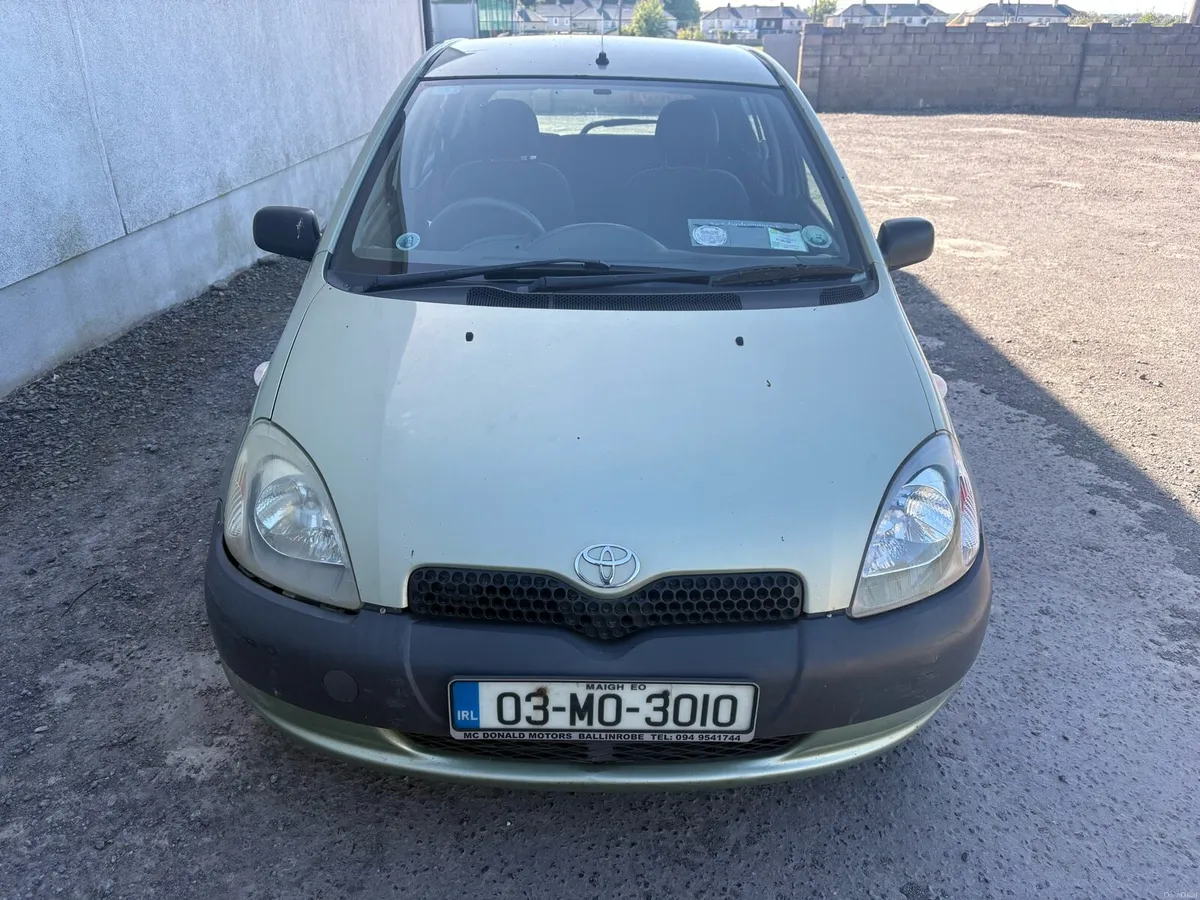 2003 Toyota Yaris 1.0 Petrol NCT 09/26 - Image 1