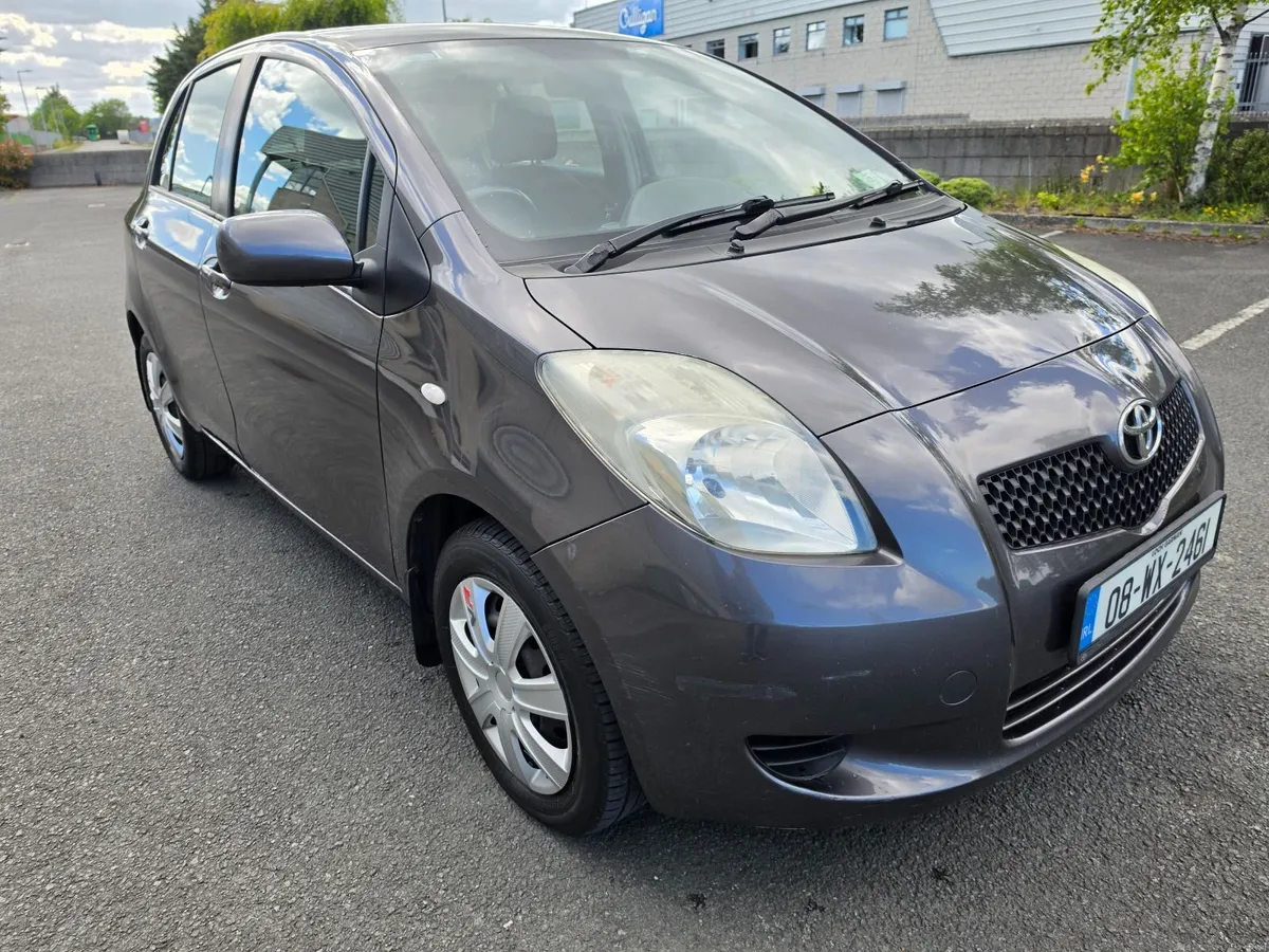 2008 Toyota Yaris 1.3 Luna NCT 02/27  Taxed 08/26 - Image 1