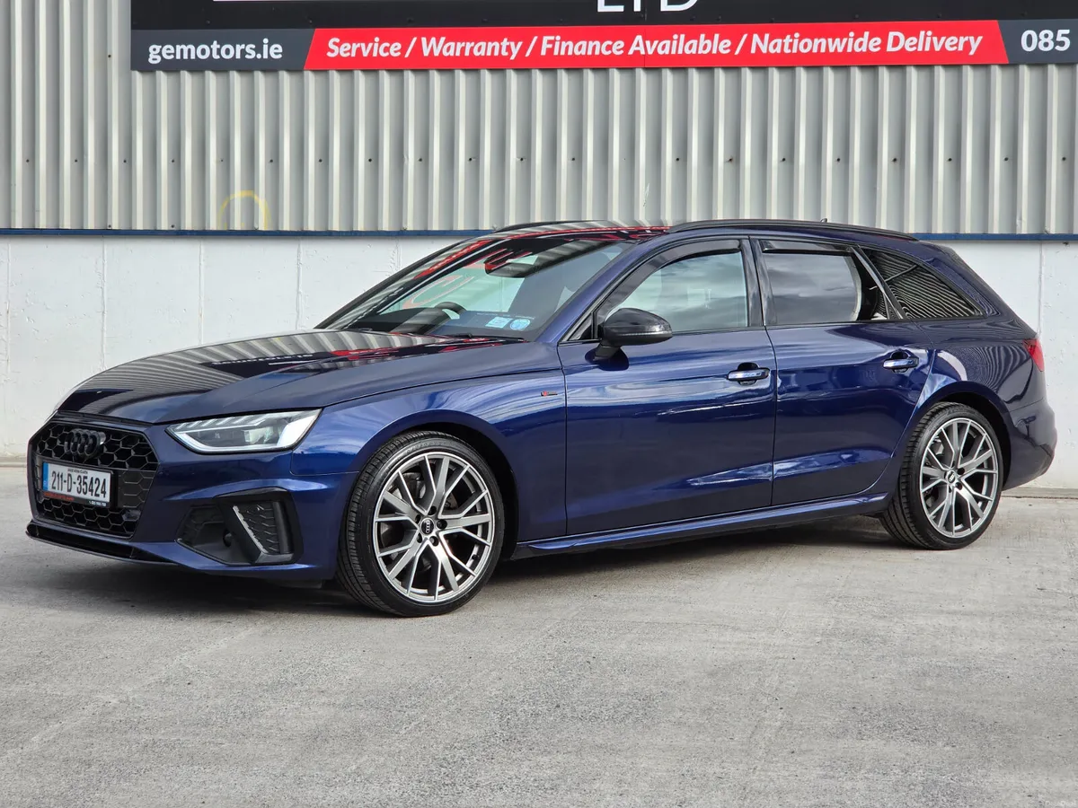 AUDI A4 2021 NAVARRA BLUE BLACK EDITION - Image 3