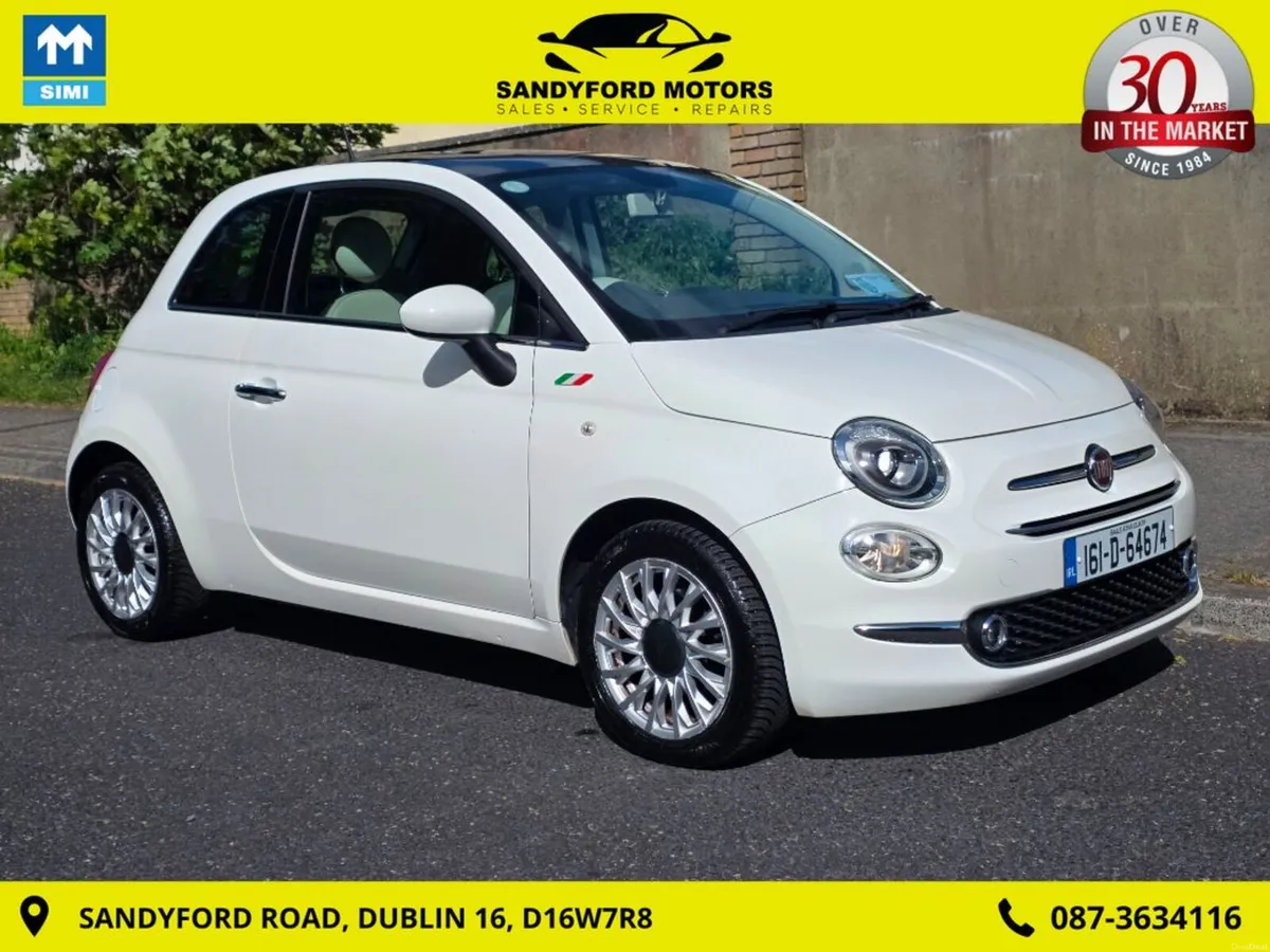 Fiat 500 1.2 Lounge 69BHP 3DR - Image 1