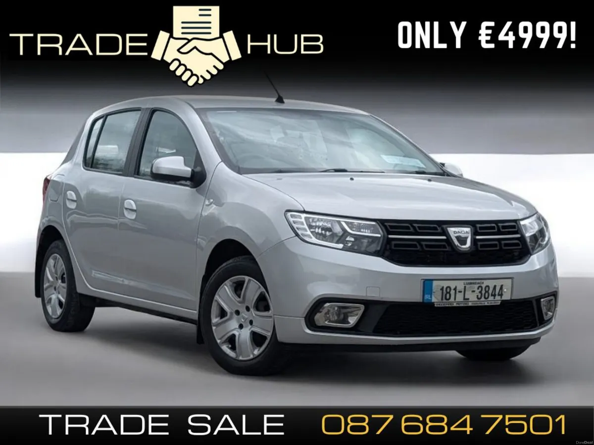 2018 Dacia Sandero 1.0 Petrol  warranty available - Image 1