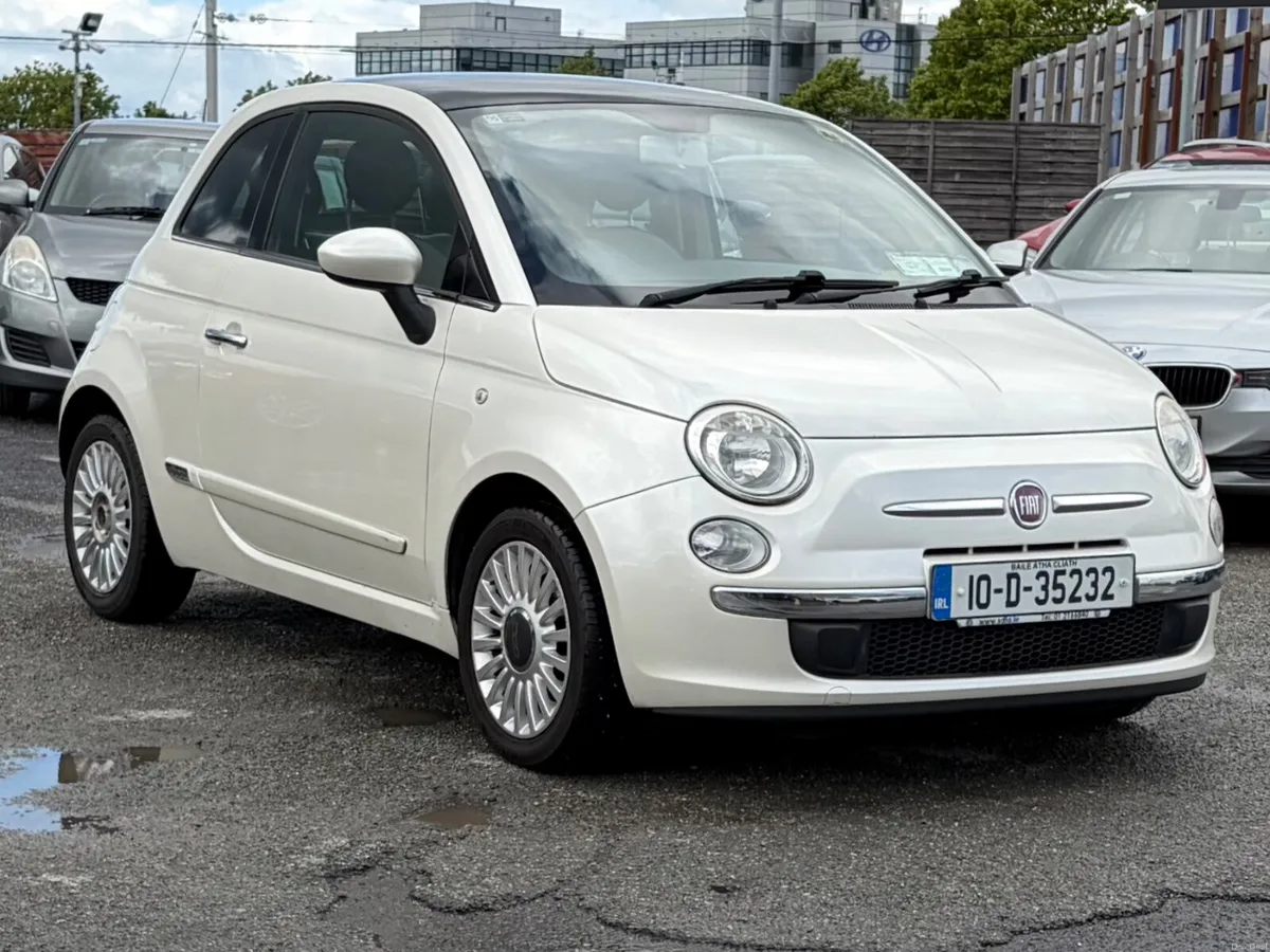 2010 Fiat 500 1.2 Lounge Nct 02/27 - Image 1