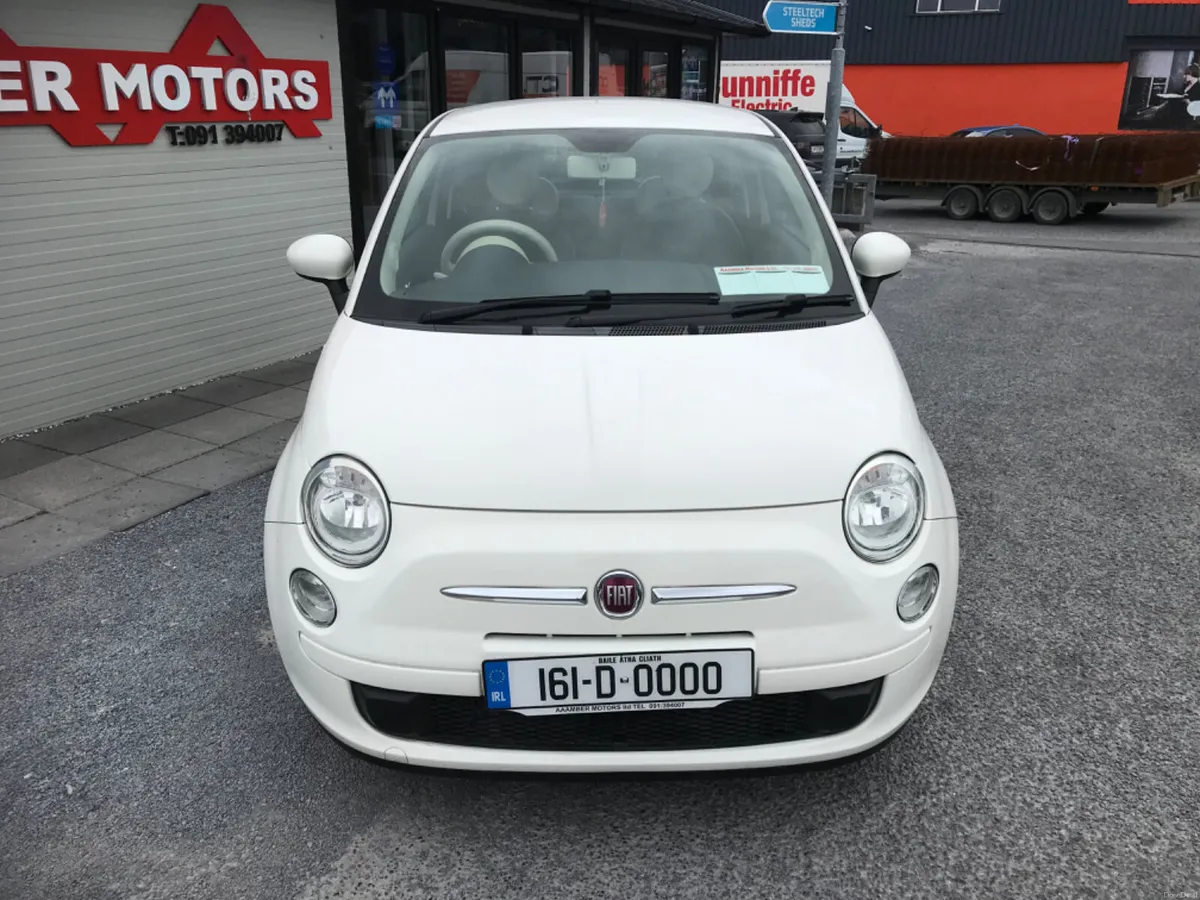 2016 FIAT 500 WHITE - Image 2