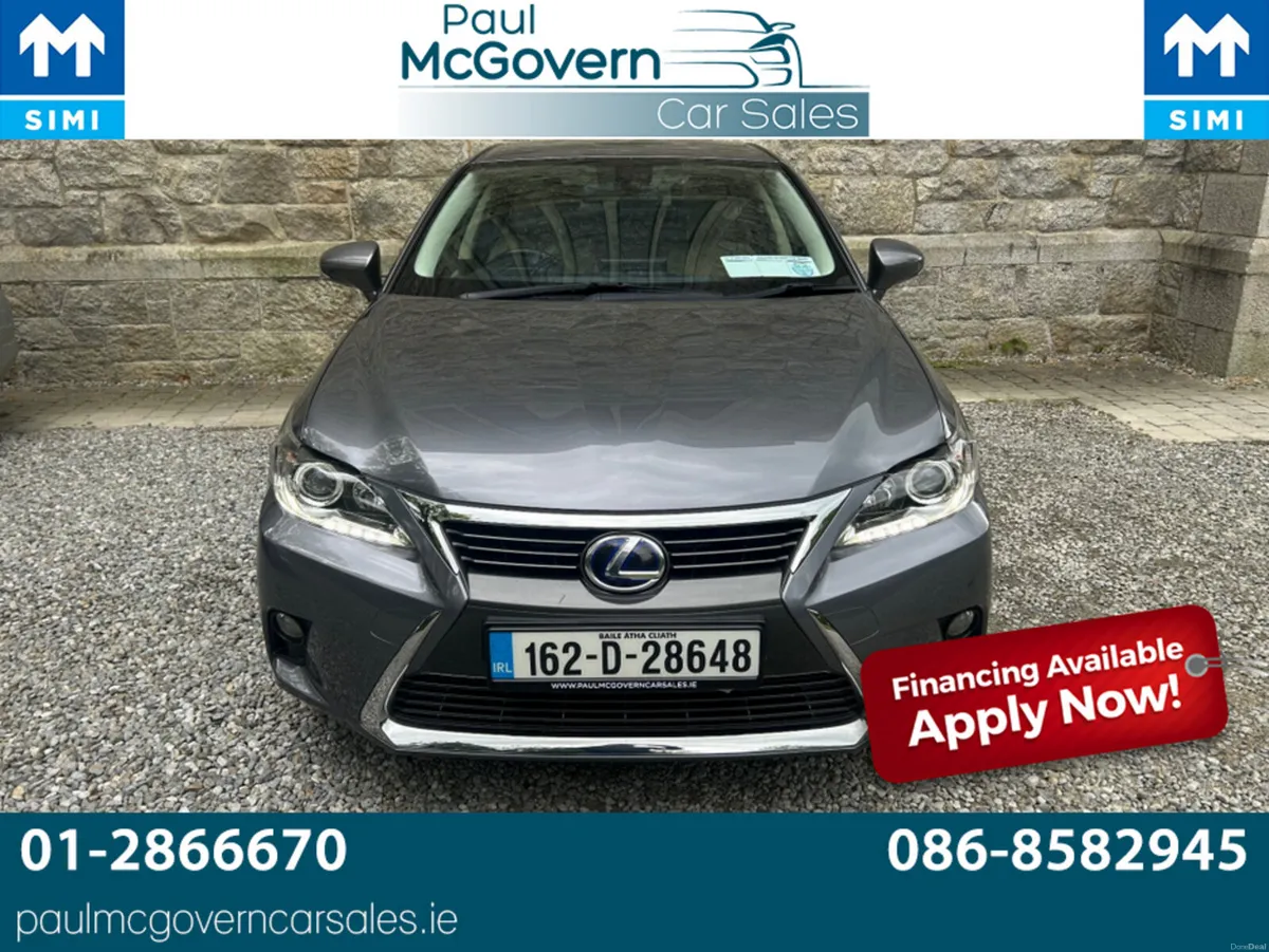 Lexus CT CT 200H ADVANCE 5DR AUTOMATIC 1.8 PETROL - Image 2