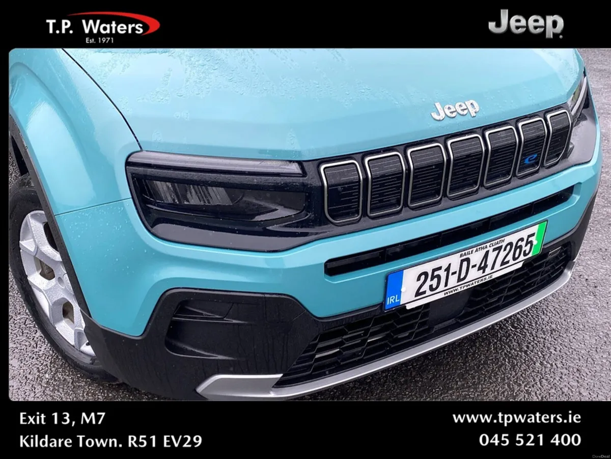 Jeep Avenger FULL ELECTRIC - ALTITUDE - BLACK ROOF - Image 3