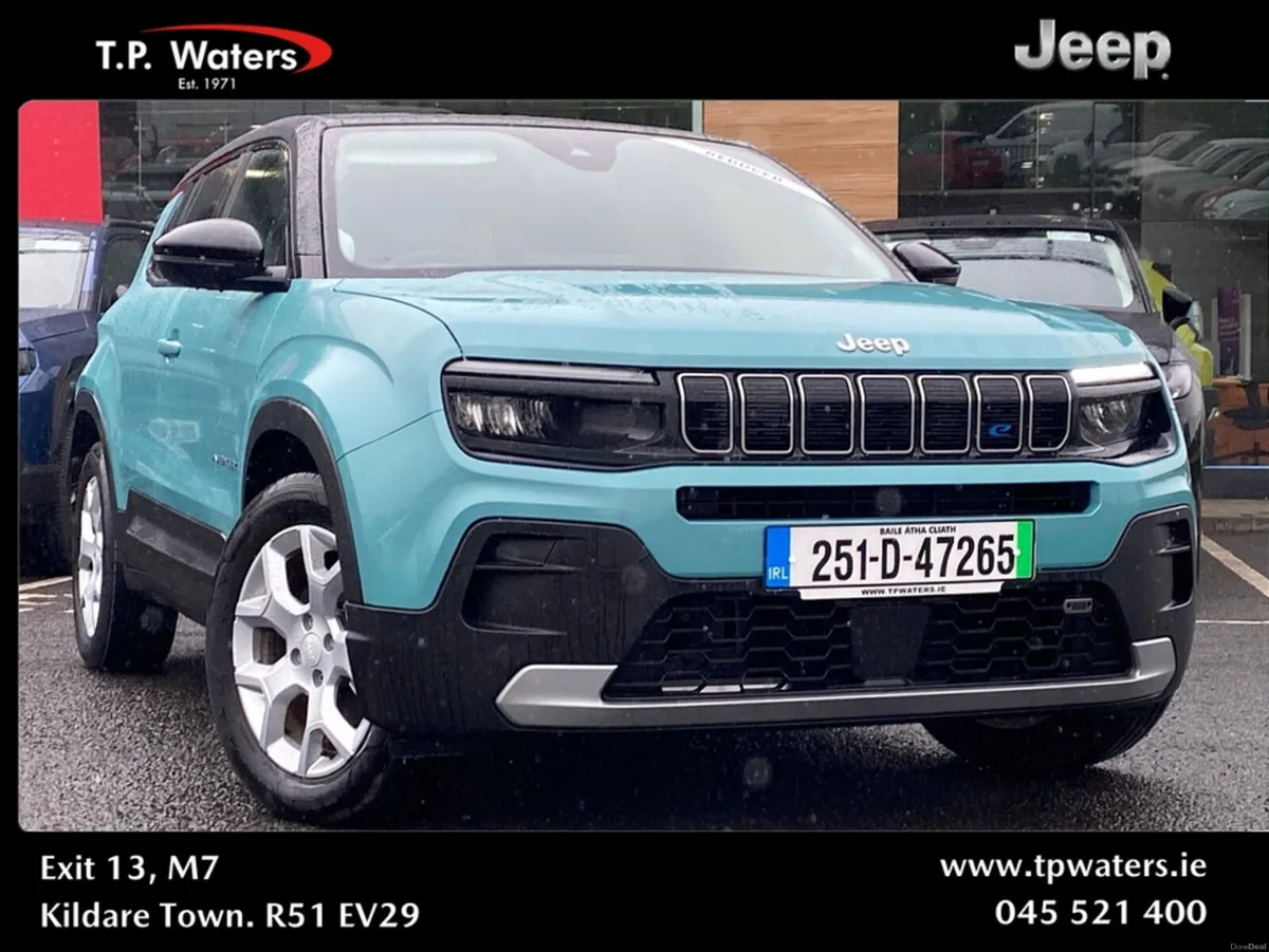 Jeep Avenger FULL ELECTRIC - ALTITUDE - BLACK ROOF - Image 1