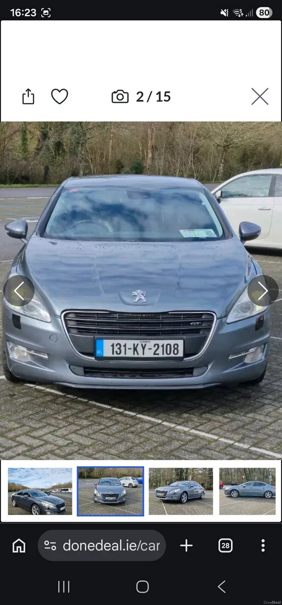 Peugeot 508 GT automatic NCT TAX - Image 3