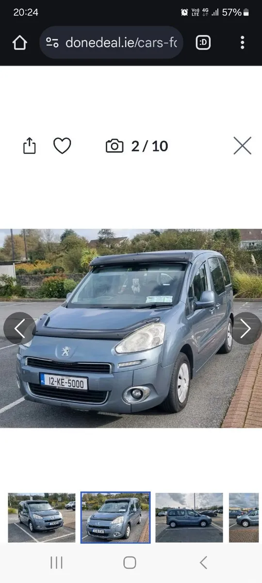 Peugeot Partner Tepee 2012 - Image 4
