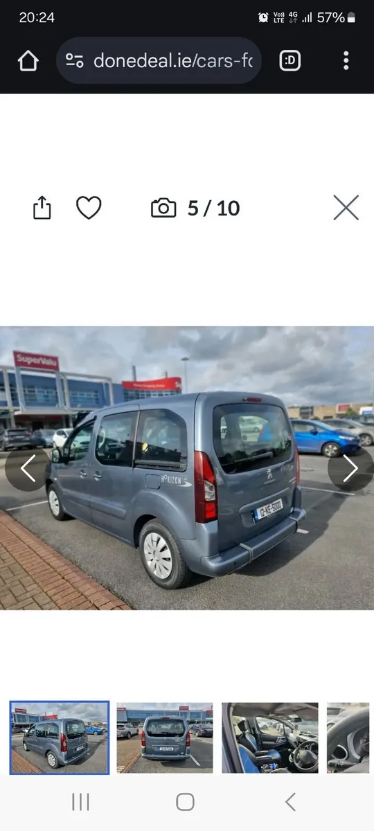 Peugeot Partner Tepee 2012 - Image 2