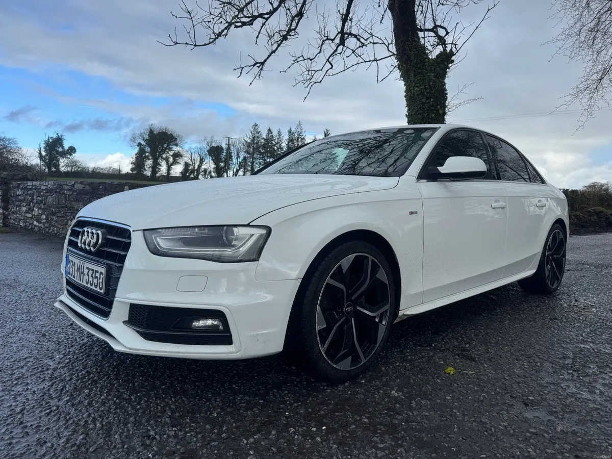 White Audi a4 genuine S line €6250 - Image 1
