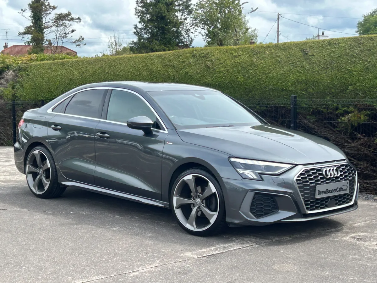 23 Audi A3 Sline Saloon 1Owner  €22995 inc Vrt - Image 1