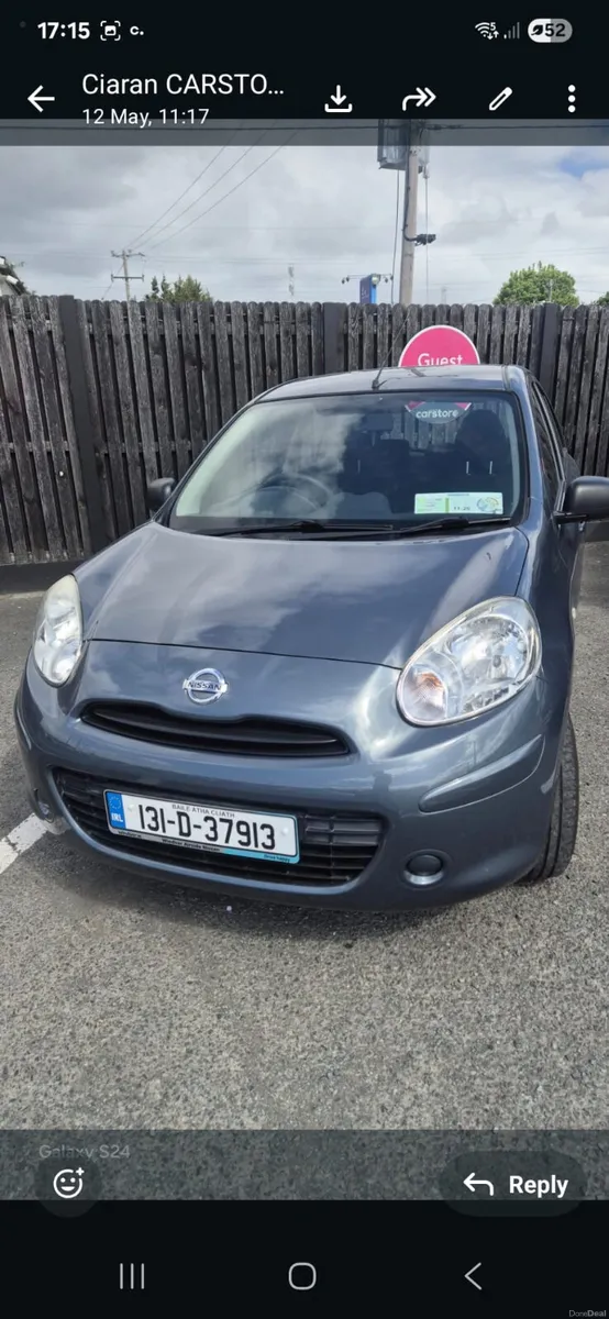 Lovely Nissan Micra 2013 Very Very Low Milage 49k - Image 1