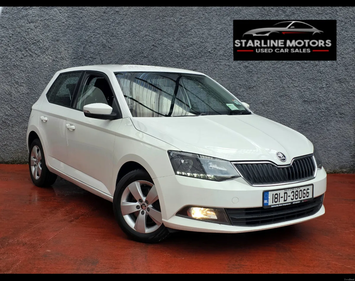 2018 Skoda Fabia 1.0Tsi Automatic nct & taxed - Image 1