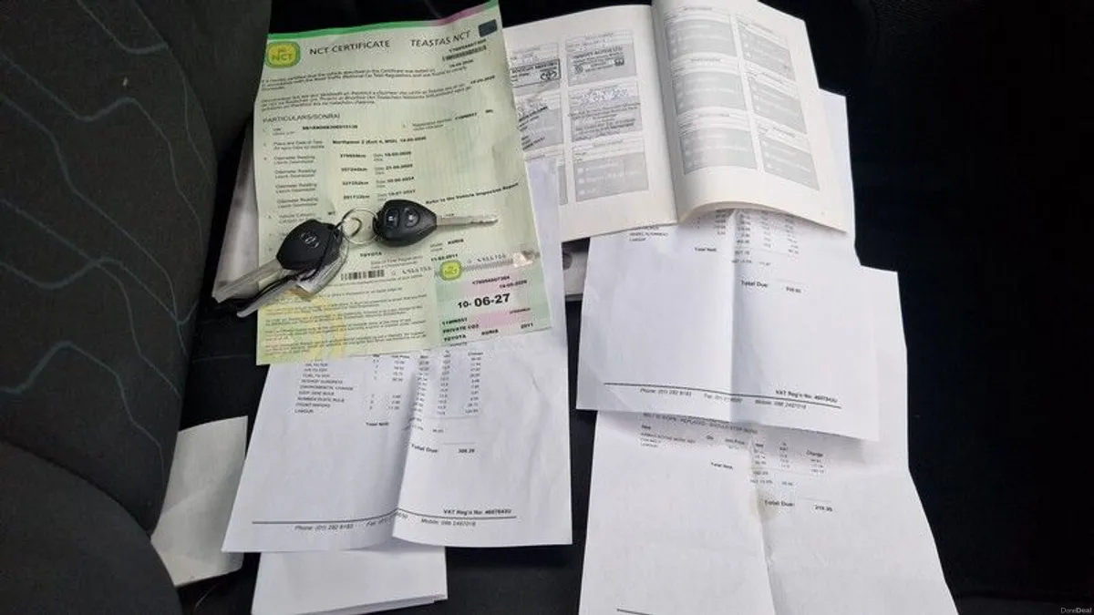 2011 Toyota Auris 1.4 diesel tax and nct - Image 2