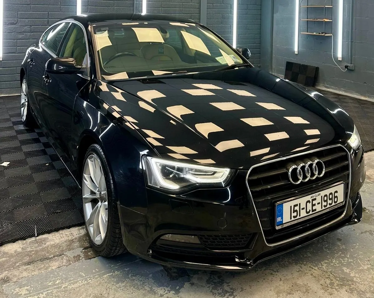 2015 Black Audi A5 Sportback 2.0 TDI Manual - Image 1
