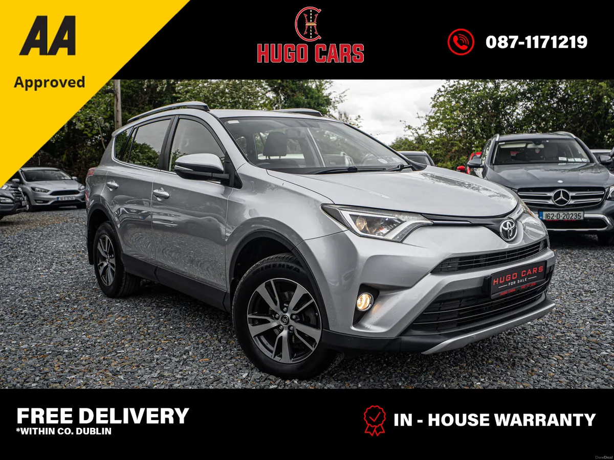 2016 Toyota RAV4 2.0 D-4D/Irish/NCT’D/Warranty - Image 1