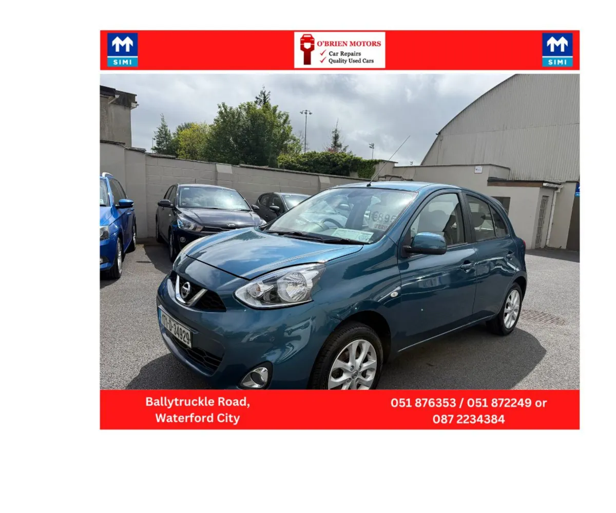 2017 Nissan Micra Blue,1.2LTR, 5 Door Hatchback - Image 1