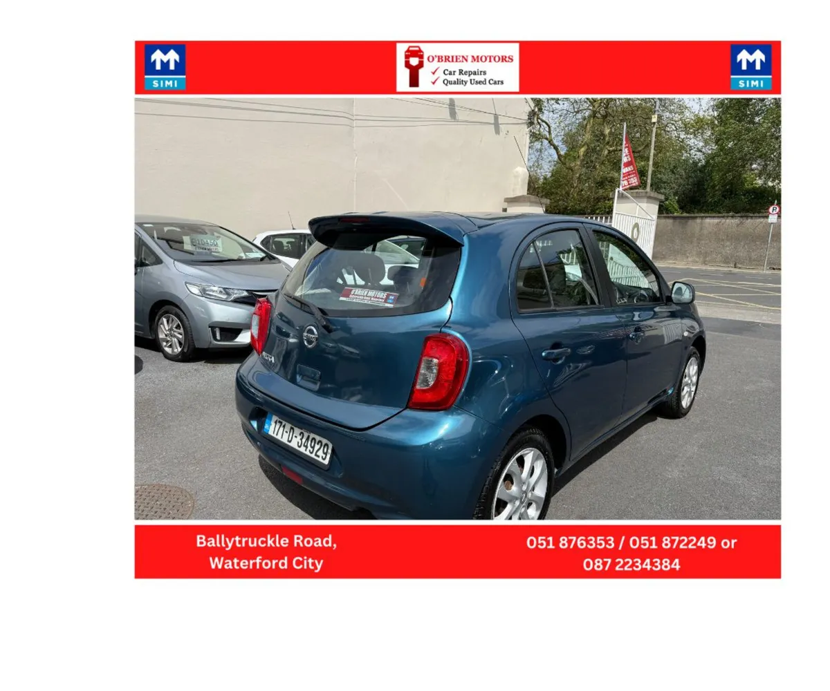 2017 Nissan Micra Blue,1.2LTR, 5 Door Hatchback - Image 4
