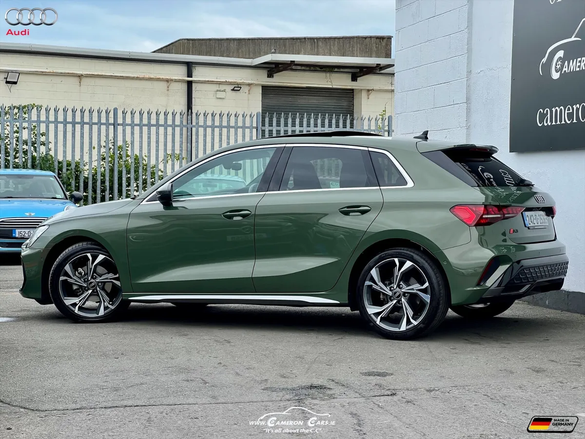 AUDI A3 SLINE AUTOMATIC 2.0 TDI DISTRICT GREEN - Image 4